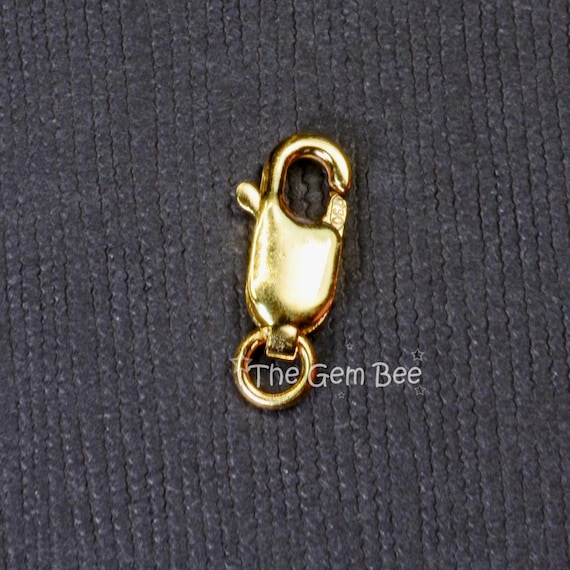 18k gold lobster clasp deals