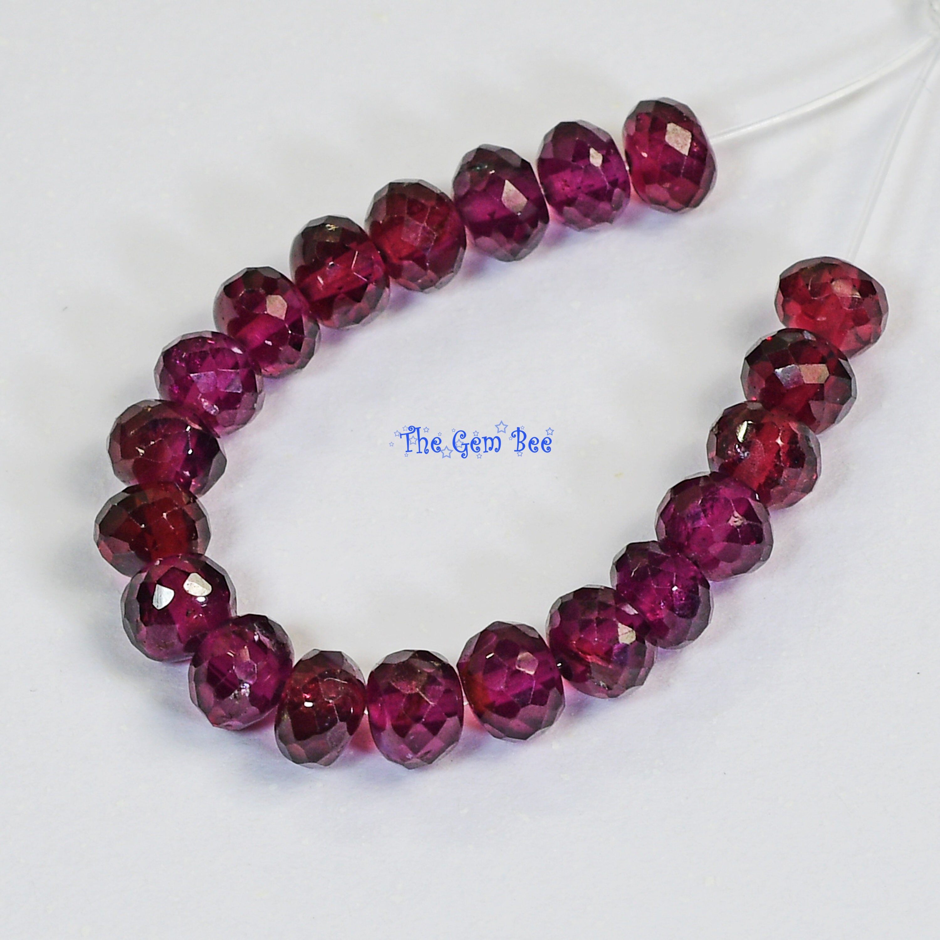 Buy Sample of 7 (Seven) Beads of TSAVORITE Garnet Faceted Roundel Beads  3287 Spacer Beads and Roll Crystal String for Bracelets Jewelry Making  Online at desertcartCosta Rica