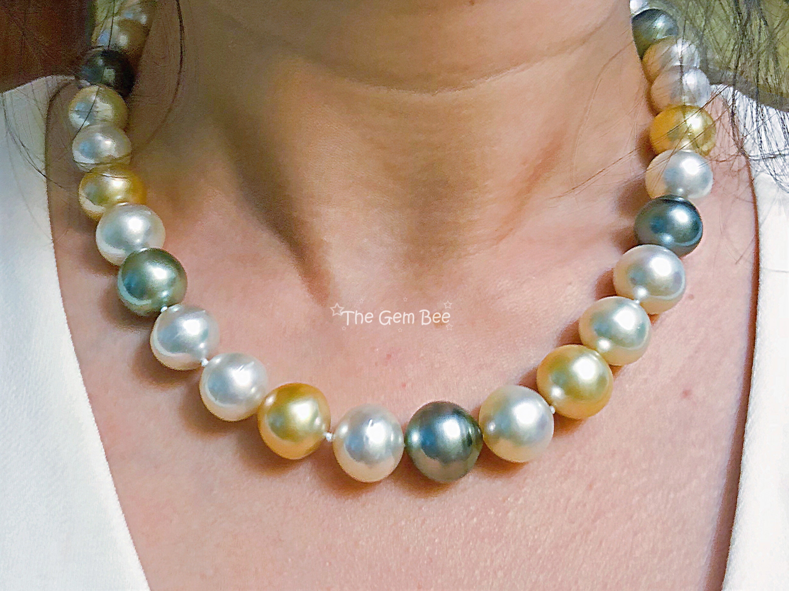 12-14mm south sea baroque multicolor pearl necklace 18inch 12-14mm south sea baroque multicolor pearl necklace 18inch