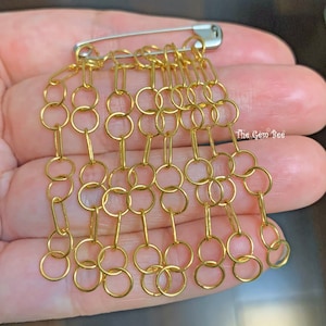 5.5mm 18k Solid Yellow Gold 22 Gauge Fancy Cable Chain Extender 2 INCH Length