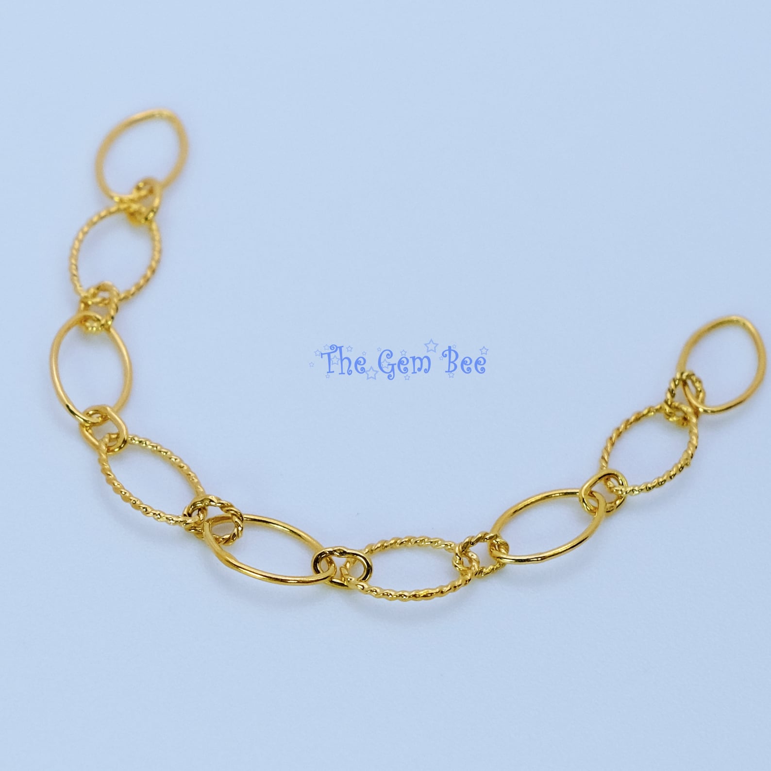 4.5mmx7.5mm 18k Solid Yellow Gold Chain Extender 3 INCH Length - Etsy