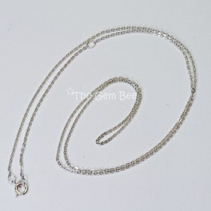 14K SOLID YELLOW GOLD Cable Chain Necklace 16-18 inch with Spring ring Clasp 14K SOLID YELLOW GOLD Cable Chain Necklace 16-18 inch with Spring ring Clasp