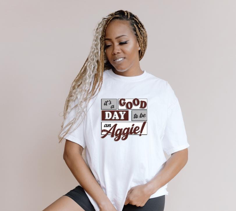 Custom GOOD DAY to Be an Aggie, Texas A and M Shirt, Maroon Good Day - Etsy