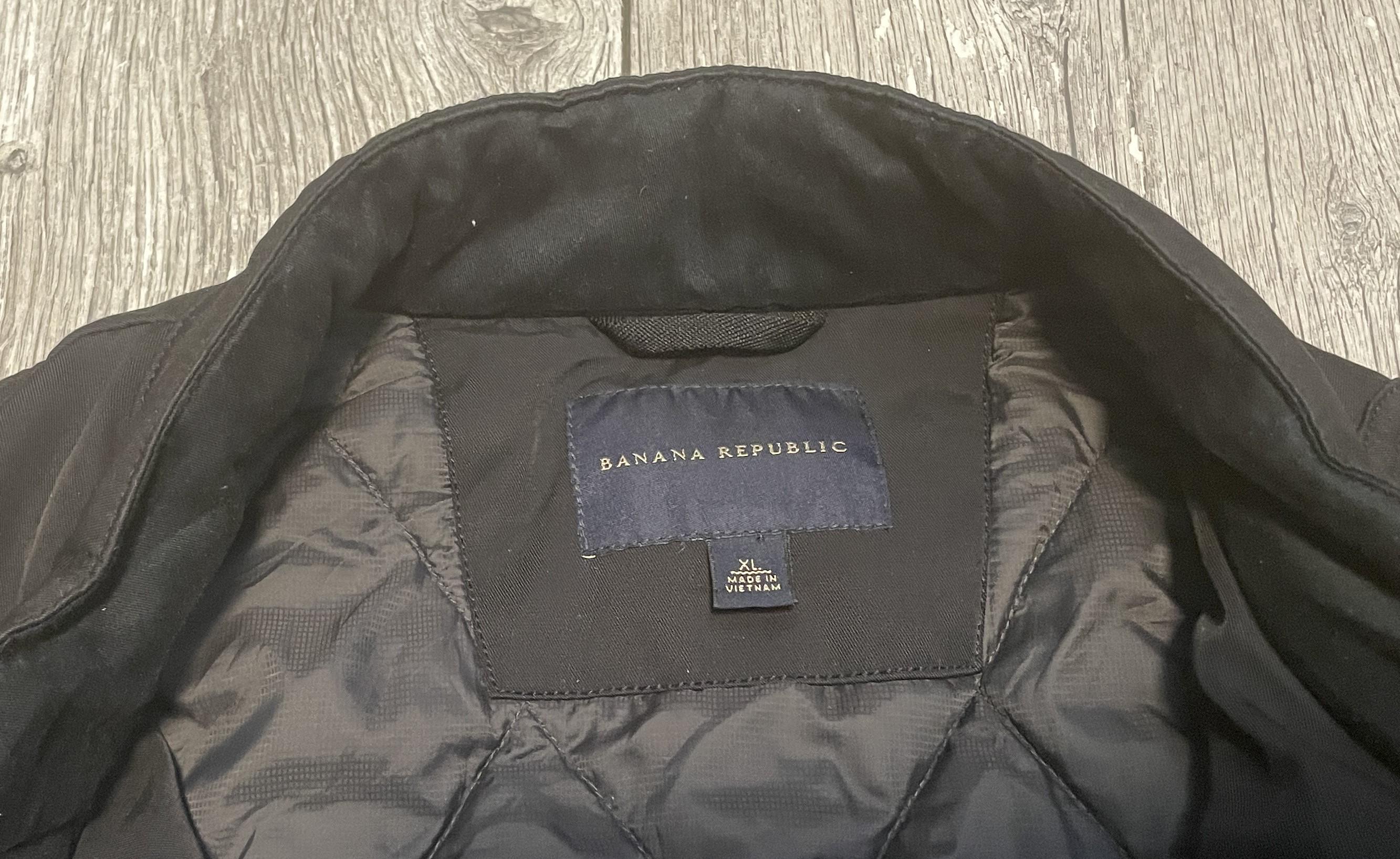 Banana Republic Mens Luxury Black Utility Field Bomber Jacket Super Warm XL Etsy Ireland