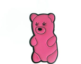 NovaPins Entzückender Pinker Teddybär Emaille Pin | Süßes Kawaii