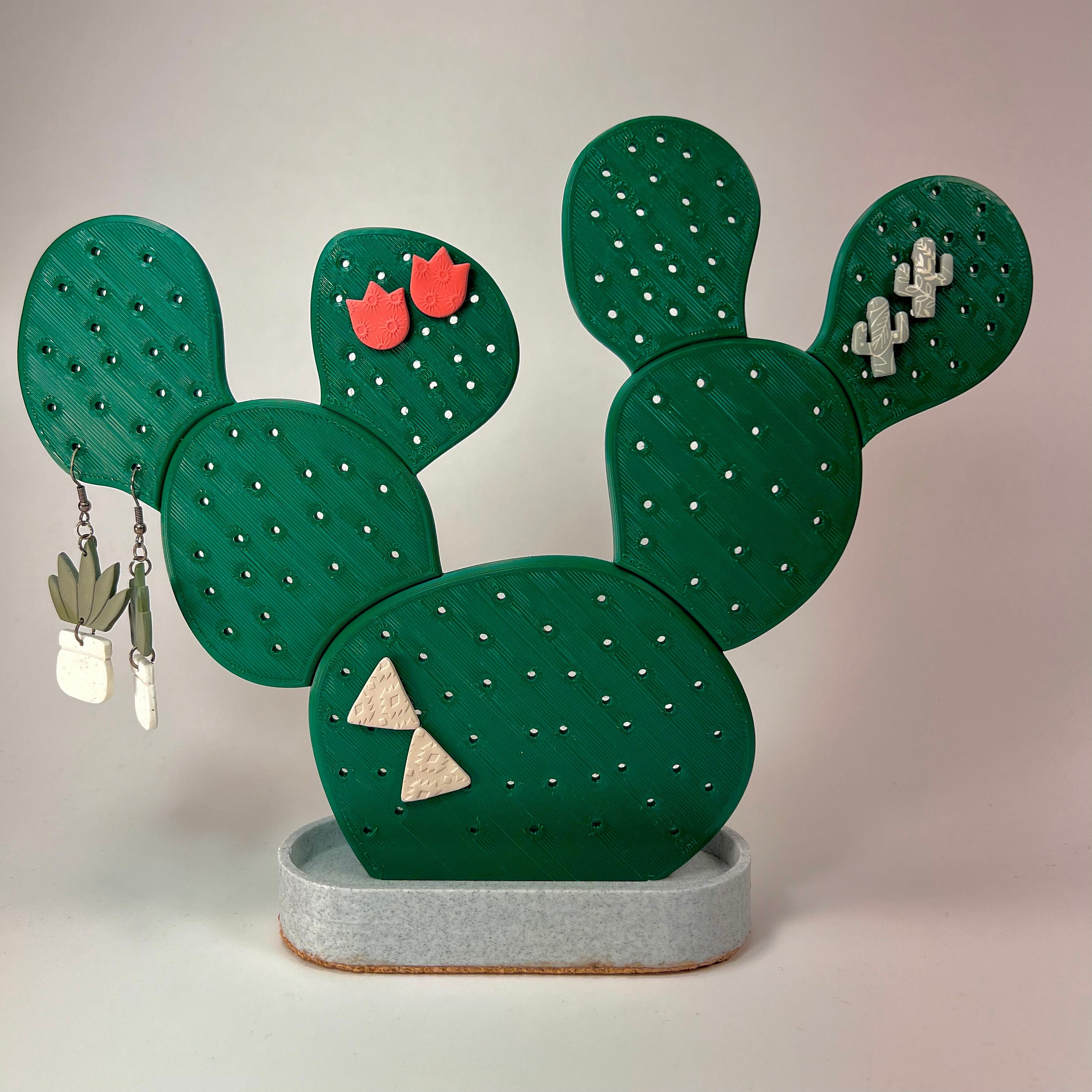 Earring Holder Cactus - Perfect Gift for Jewelry Lovers!