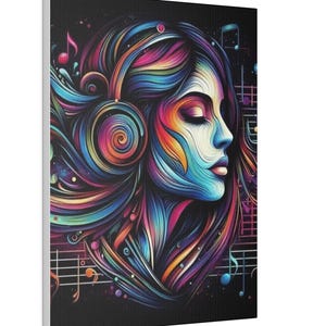 Music Lover Matte Canvas, Stretched, 0.75&quot;