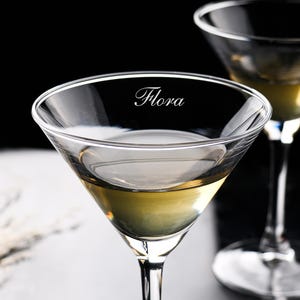Copa de martini grabada personalizada, regalos para damas de honor, ideas para regalos de despedida de soltera, regalos para bodas, regalos de cumpleaños