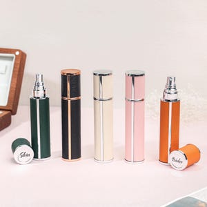 Custom Perfume bottle for bridesmaid with name Enragved travel perfume bottle | personalised perfume atomiser | Travel Sign Perfume Bottle