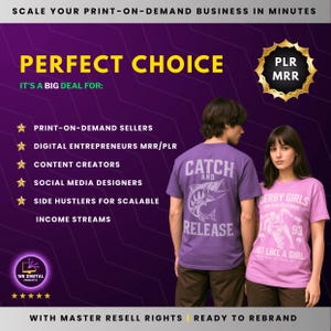 The perfect choice for print-on-demand sellers, digital entrepreneurs, content creators, and side hustlers. Ready-to-sell designs with commercial rights to scale your income streams with ease.