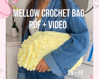 PDF | Haaktas / beautycase / clutch tutorial | patroon en gedetailleerde video voor beginners, gemakkelijk en snel | MELLOW