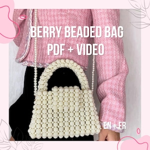 PDF | Tutorial sulla borsa con perline | cartamodello, video dettagliato per principianti facili | BAYBERRY