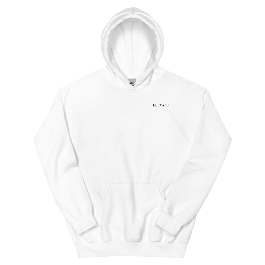 White Basic Hoodie Etsy Canada
