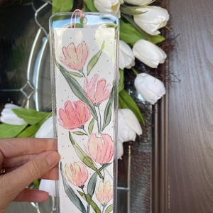 Floral Watercolor Bookmark: Original Hand-Painted Art