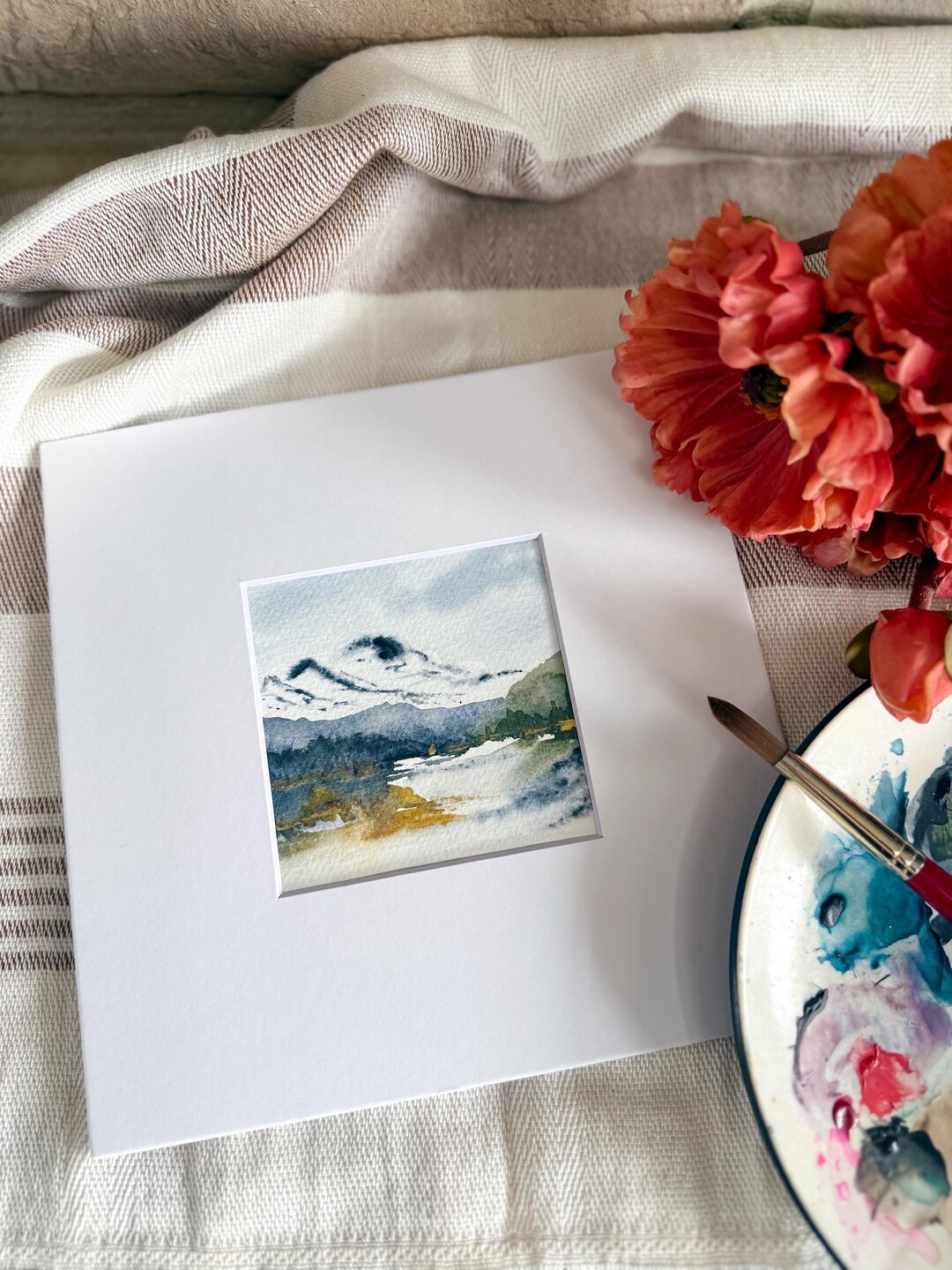 The Quiet Reset Collection No. 4 | Miniature Abstract Landscape ...