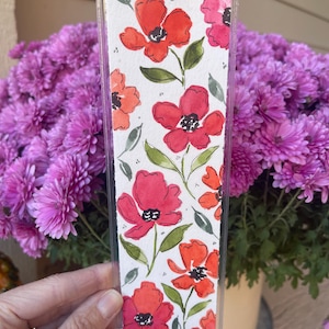 Florals bookmark-For Her Bookmark-Bookmarks for book lovers-Book lovers floral gift- Booklovers date gift-Teacher appreciation gift