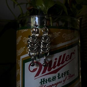 Aluminum Chainmaille Earrings