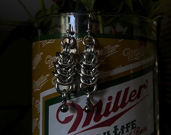 Aluminum Chainmaille Earrings