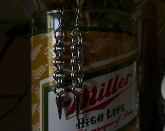 Aluminum Chainmaille Earrings