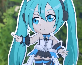 Hatsune Miku Typ 2020-klistermärke