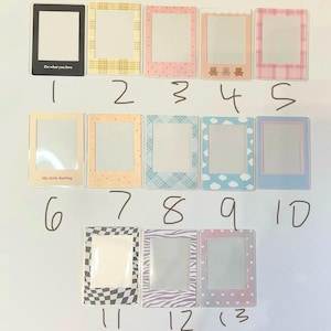 Kpop photocard toploaders 12 pack