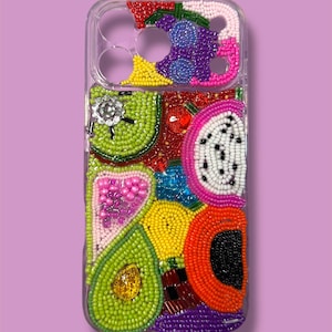 Texture Beaded Phone Case - Etsy