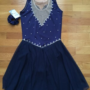 Icings Originals Navy Ice Dancing Ice skating dress image 6