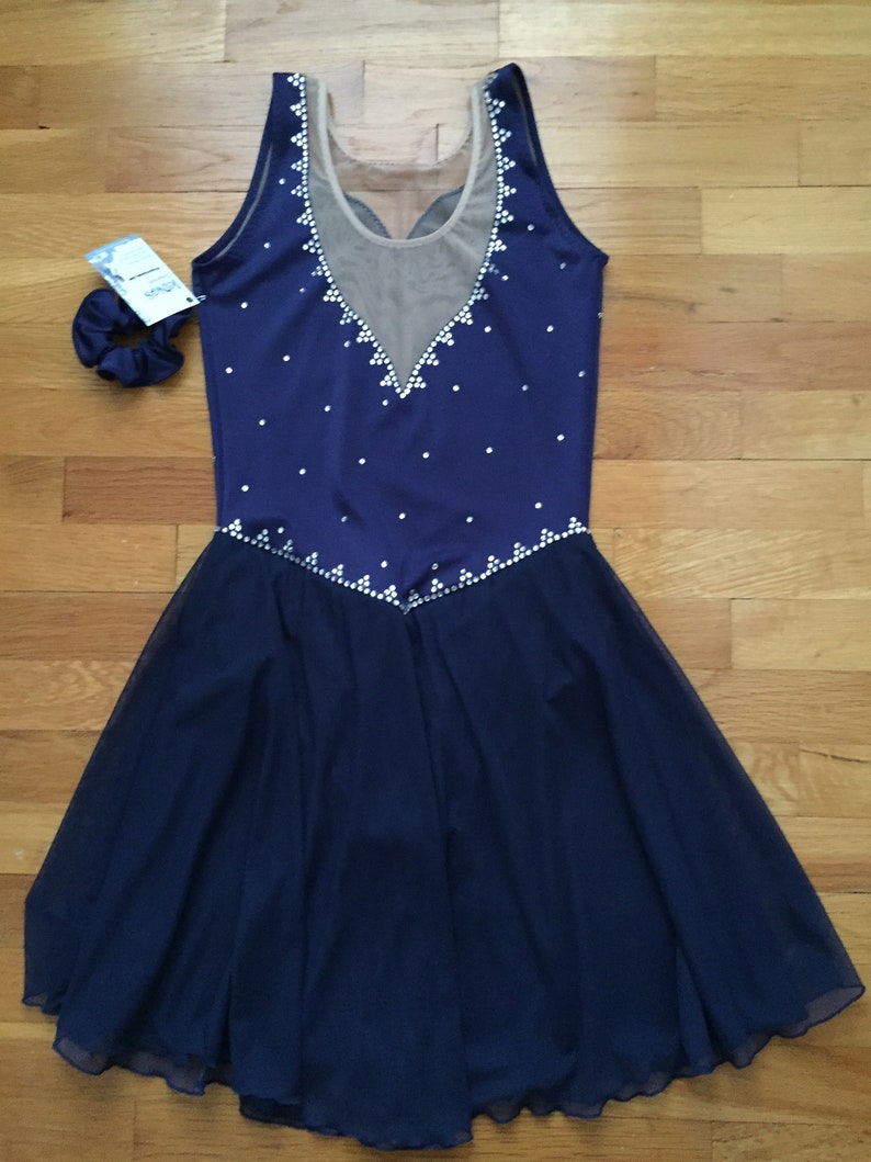 Icings Originals Navy Ice Dancing Ice skating dress image 6
