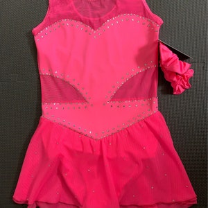 Hot Pink  Holiday Show/Competition Skating Dress