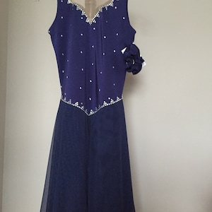Icings Originals Navy Ice Dancing Ice skating dress image 1