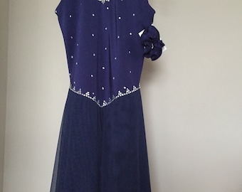 Icings Originals Navy Ice Dancing Ice skating dress