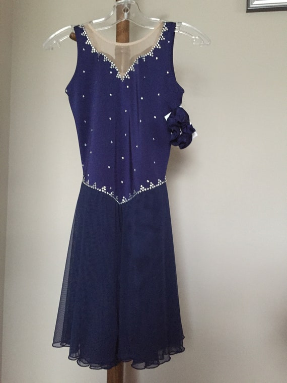 Icings Originals Navy Ice Dancing Ice skating dress