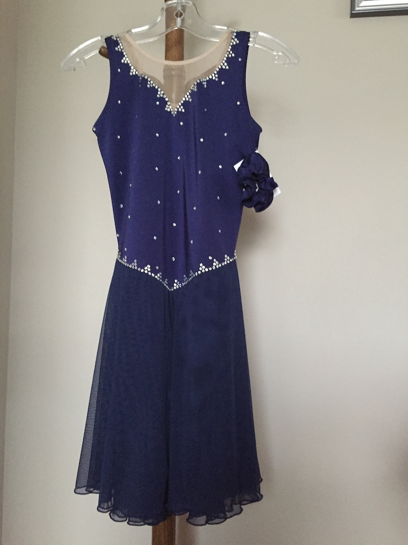 Icings Originals Navy Ice Dancing Ice skating dress image 1