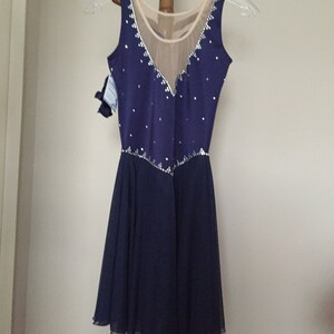 Icings Originals Navy Ice Dancing Ice skating dress image 4