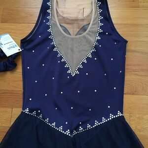 Icings Originals Navy Ice Dancing Ice skating dress image 7