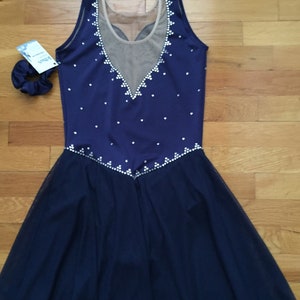 Icings Originals Navy Ice Dancing Ice skating dress image 8