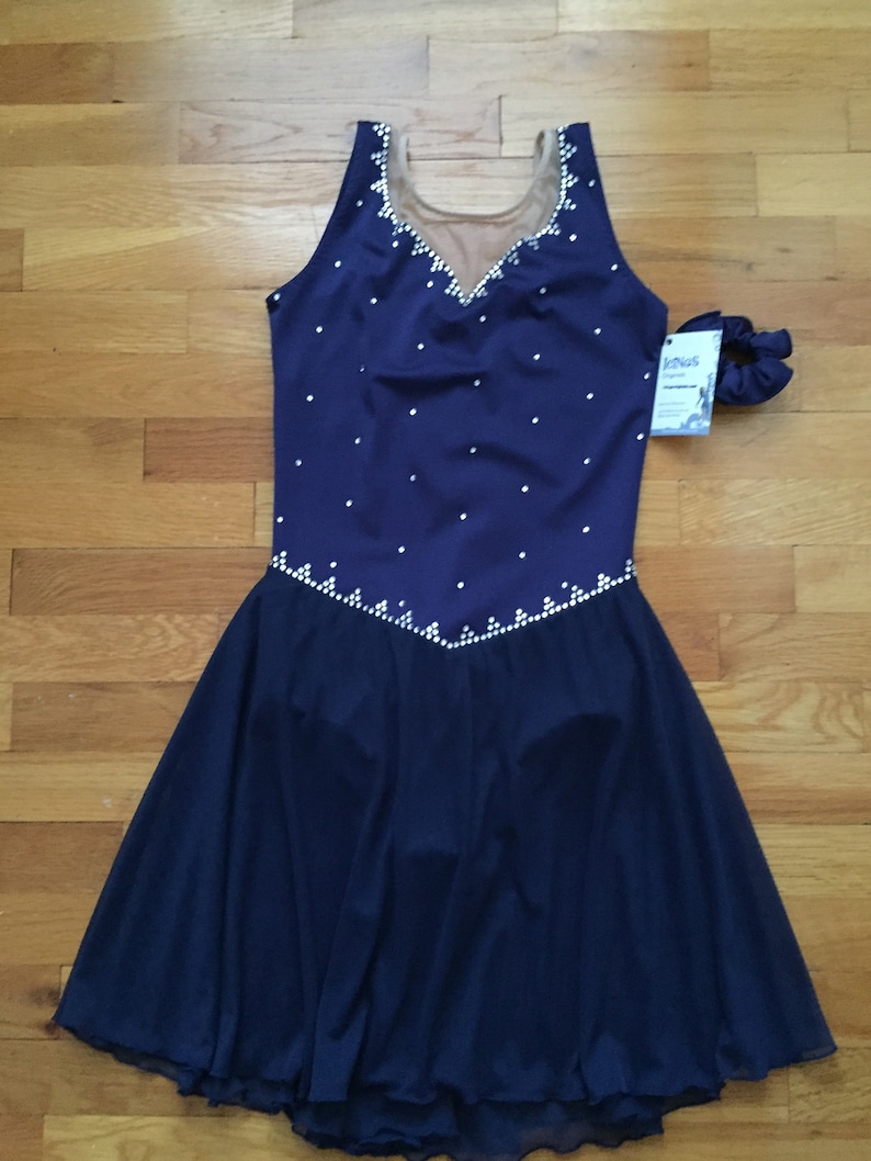 Icings Originals Navy Ice Dancing Ice skating dress image 5