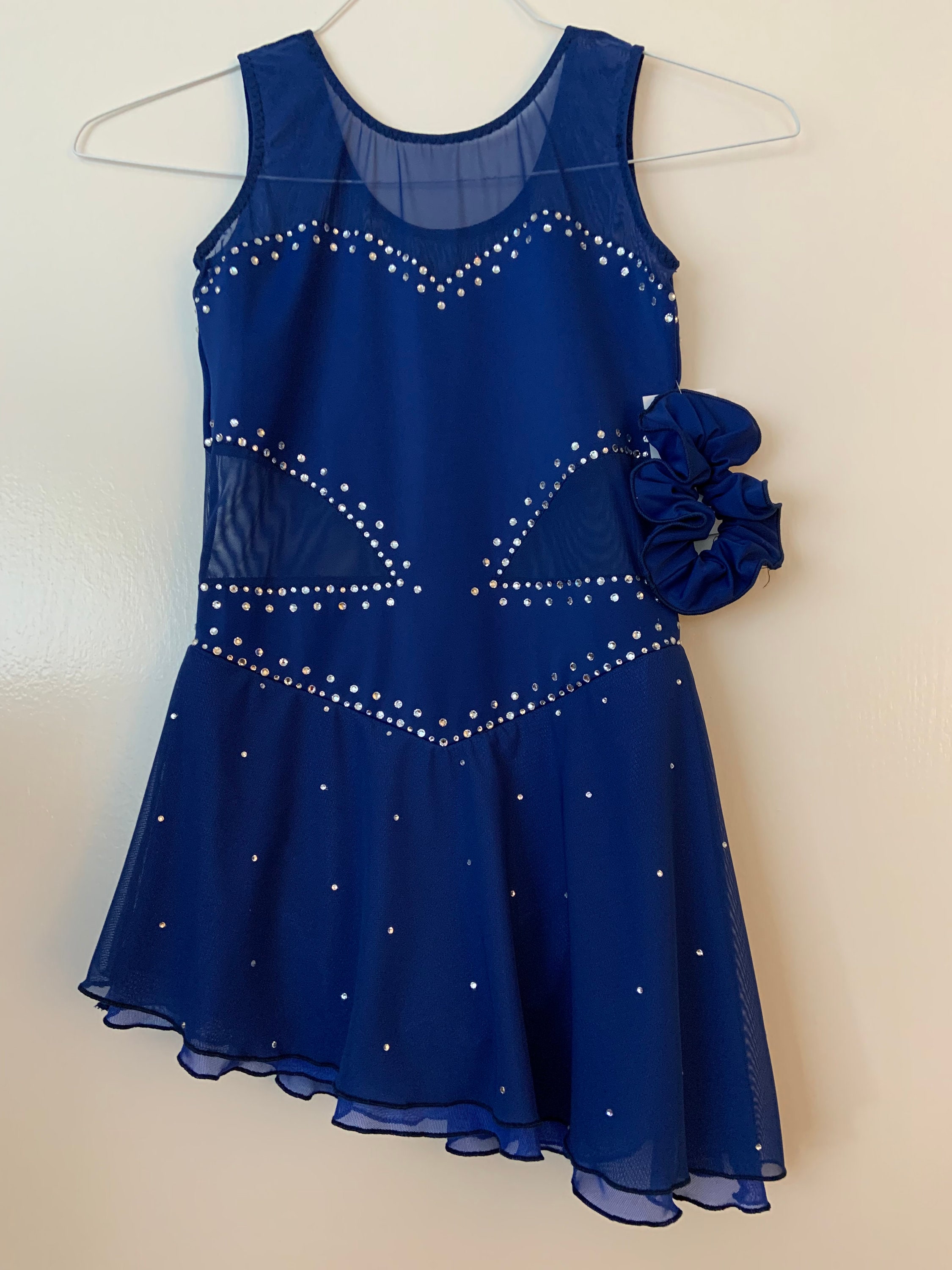 Dark Blue Figure Skating Dress - Etsy