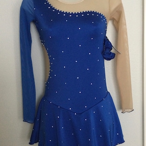 Royal Blue Test Competition Skating Dress