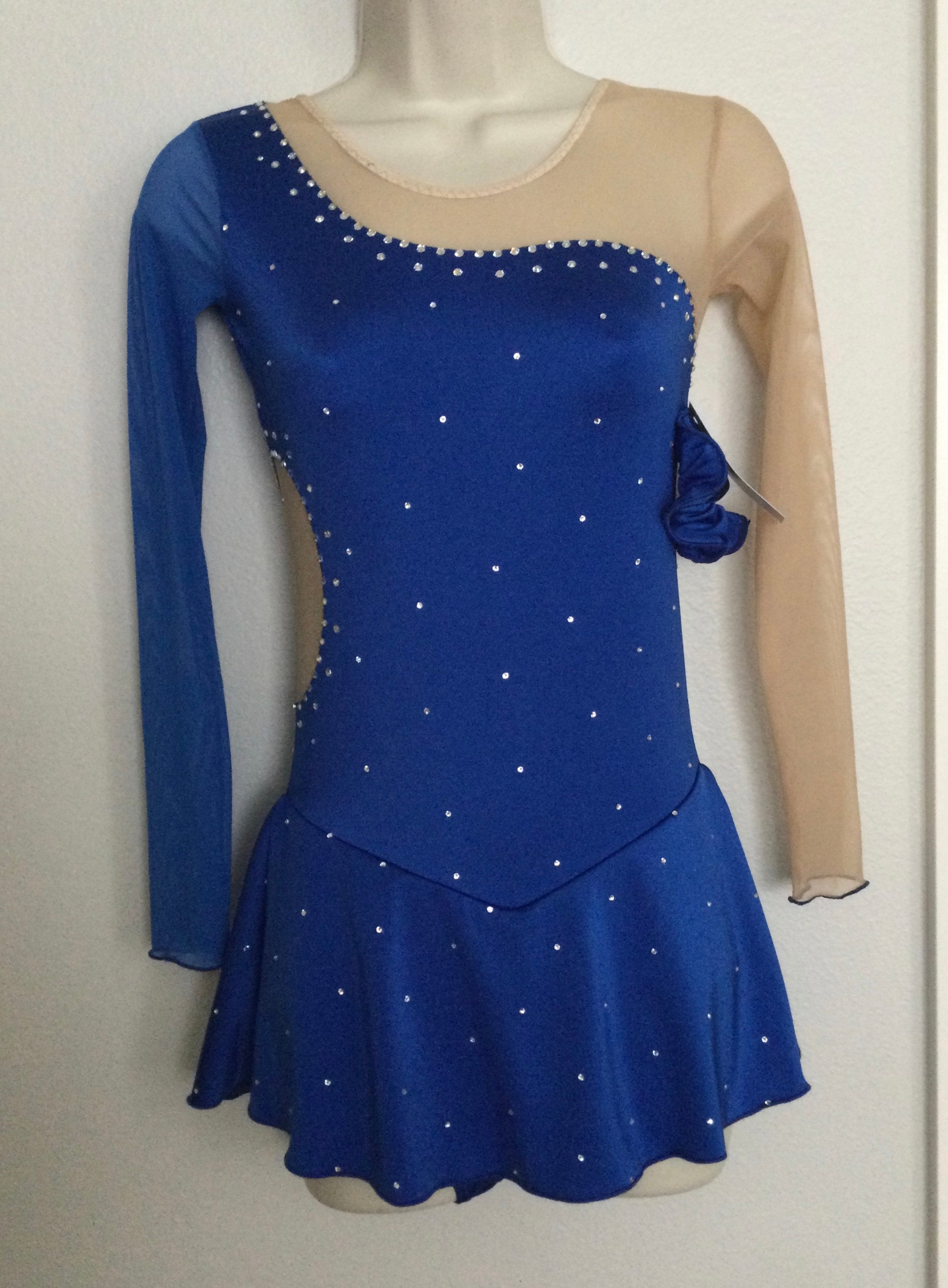 blue sparkle skater dress Spectacular Twirl Glitter Skater Dress main image 1