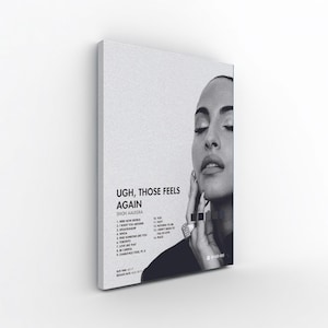 Snoh Aalegra - Ugh, Those Feels Again Music Canvas / Poster (inspired)