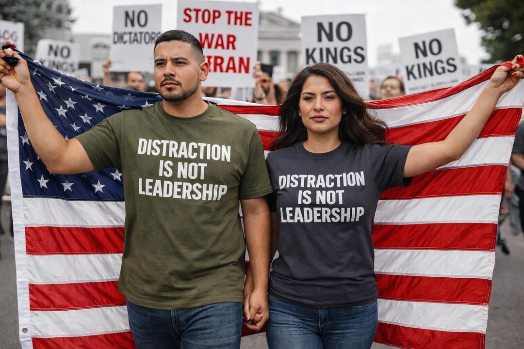 Distraction is Not Leadership Tee | Political Statement, Bold Text - Etsy