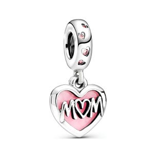 Pandora Mom Charm, 925 Sterling Silver Charm for Bracelet, Stylish Jewelry Gift for Mom, Dainty Gift for Mother, Mother&#39;s Day Gift
