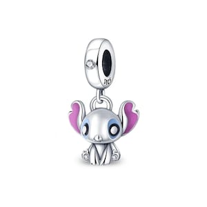 Disney Stitch Armband Charm für Pandora, 925 Sterling Silber Charm für Frauen, Charm Schmuck, Cartoon Charms Zubehör, Geschenk für Sie