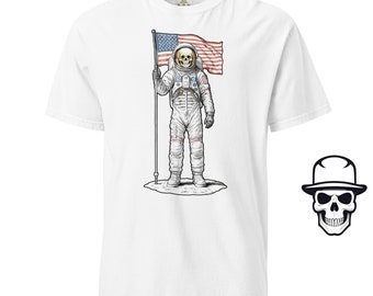 Skeleton astronaut, t-shirt.