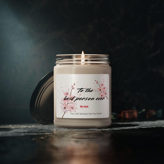 Mother's Day Scented Soy Candle, 9oz - Gift for Mom, Home Decor, Aromatherapy Candles, Natural Wax, Hand Poured