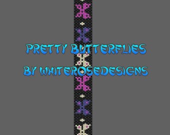 WRD Original PATTERN-Pretty Butterflies Peyote Stitch