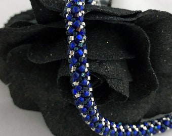 Cobalt Rope Bracelet