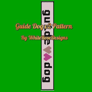 WRD Original PATTERN-Guide Dog v2 Odd Count Peyote Stitch