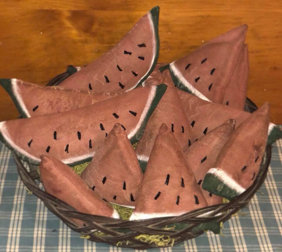 Farmhouse Primitive Watermelon Slices and Chunks